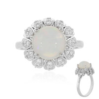 Anello in argento con Opale di Welo