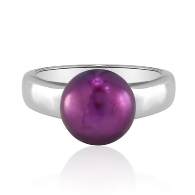 Anello in argento con Perla di Acqua Dolce