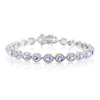 Bracciale in argento con Tanzanite