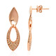 Orecchini in oro con Diamante Rose de France SI1 di Argyle (Annette)