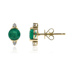Orecchini in oro con Smeraldo Zambia AAA (CIRARI)