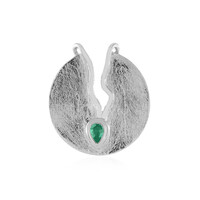 Ciondolo in argento con Smeraldo Etiope