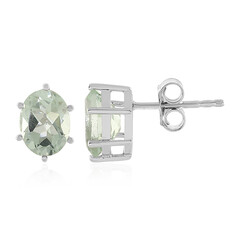 Orecchini in argento con Ametista Verde