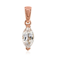 Ciondolo in oro con Danburite Rosa del Messico