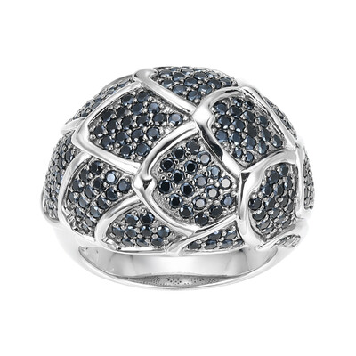 Anello in argento con Spinello Nero