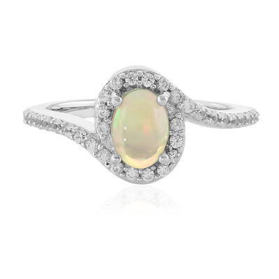 Anello in argento con Opale di Welo