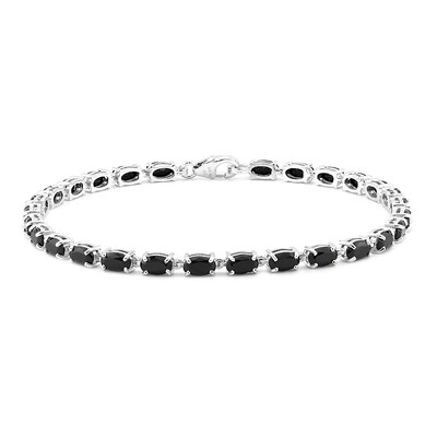 Bracciale in argento con Spinello Nero