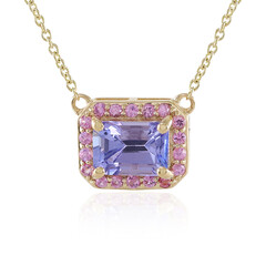 Collana in oro con Tanzanite
