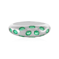 Anello in argento con Smeraldo Etiope (SAELOCANA)