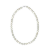 Collana in argento con Perla di Acqua Dolce