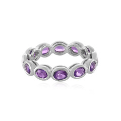 Anello in argento con Ametista