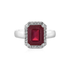 Anello in argento con Rubino del Madagascar