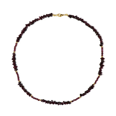 Collana in argento con Granato d’India