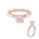 Anello in argento con Kunzite (Adela Silber)