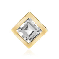 Ciondolo in argento con Topazio Bianco