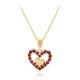 Collana in argento con Rubino