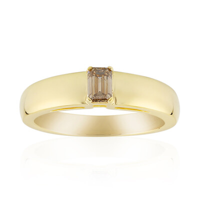 Anello in oro con Diamante Cognac d'Argyle I3 (Mark Tremonti)