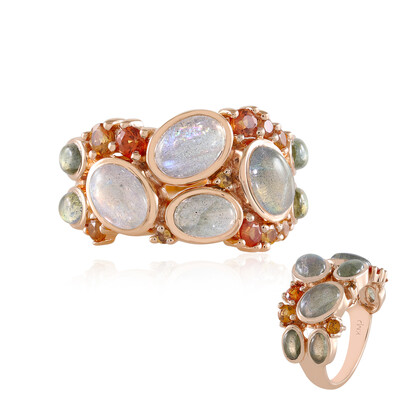 Anello in argento con Labradorite Ramata Maniry (KM by Juwelo)