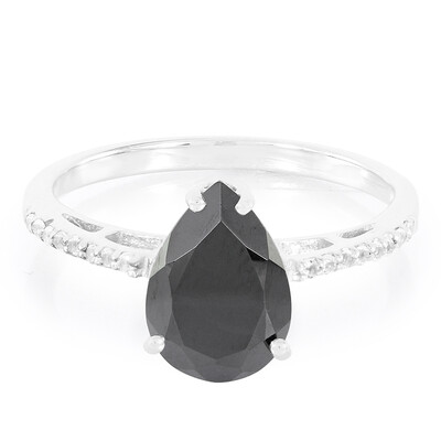 Anello in argento con Spinello Nero