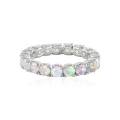 Anello in argento con Opale di Welo