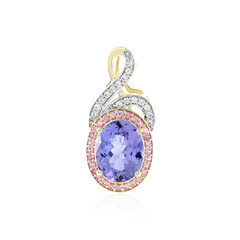 Ciondolo in oro con Tanzanite