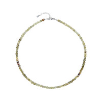 Collana in argento con Grossularia