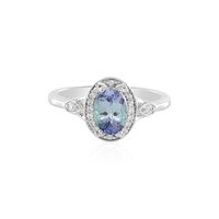 Anello in argento con Tanzanite (non riscaldata)