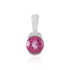 Ciondolo in argento con Topazio Rosa