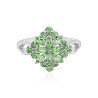Anello in argento con Tsavorite