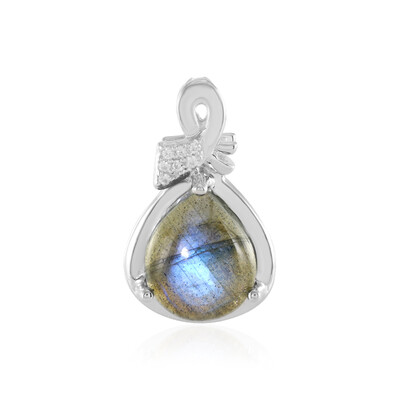 Ciondolo in argento con Labradorite