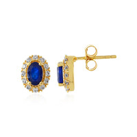 Orecchini in argento con Spinello Blu Royal
