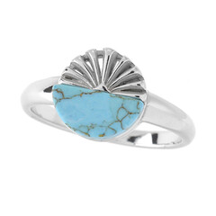 Anello in argento con Turchese