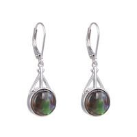Orecchini in argento con Ammolite