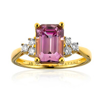 Anello in oro con Diasporo Rosa (AMAYANI)