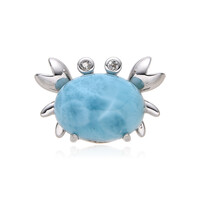 Ciondolo in argento con Larimar