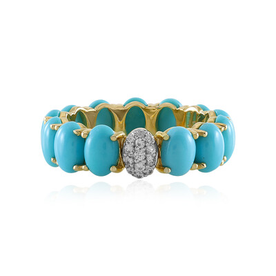Anello in argento con Turchese Sleeping Beauty