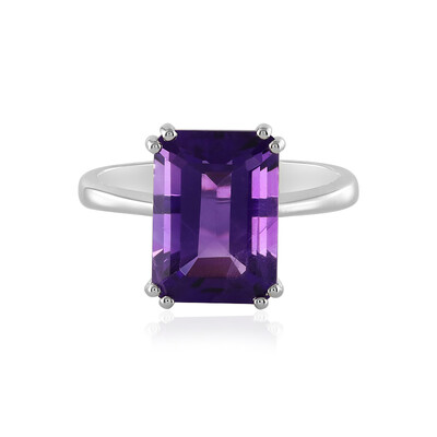 Anello in argento con Ametista Siberiana