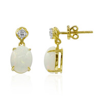 Orecchini in oro con Opale di Welo AAA (Adela Gold)