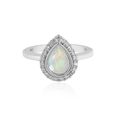 Anello in argento con Opale di Welo