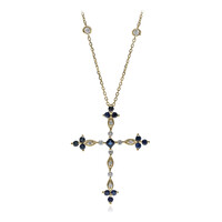 Collana in oro con Zaffiro Ceylon (CIRARI)