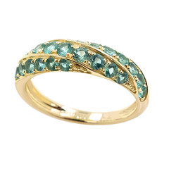 Anello in oro con Smeraldo Zambia AAA (de Melo)