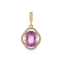Ciondolo in argento con Fluorite Rosa del Messico