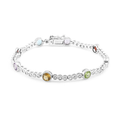 Bracciale in argento con Ametista