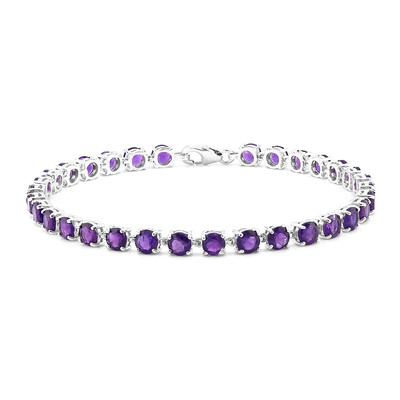 Bracciale in argento con Ametista Zambiana