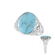 Anello in argento con Turchese (dagen)