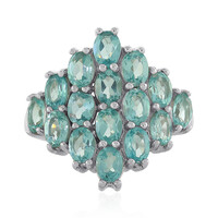 Anello in argento con Apatite Blu