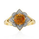 Anello in oro con Sfalerite