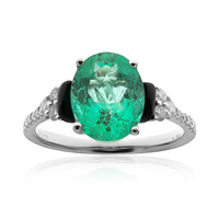 Anello in oro con Smeraldo Zambia AAA (CIRARI)