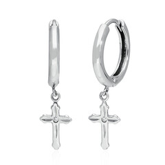 Orecchini in argento con Diamante PK (H)