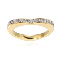 Anello in ottone con Diamante I3 (I) (Juwelo Style)